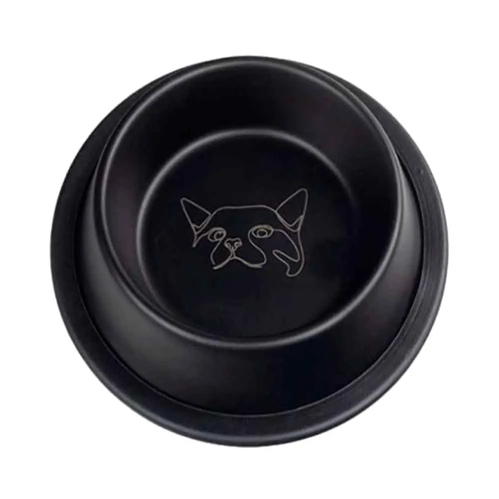 EuroDog Oripet Asr Fpcl Lazer İşlemeli Kedi Mama Su Kabı 16 Oz